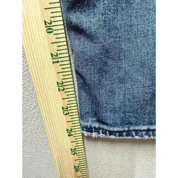 VIGOSS Jeans Women’s Sz 28x25 Friday Taper Boyfriend High Rise Distressed Denim - Picture 6 of 9